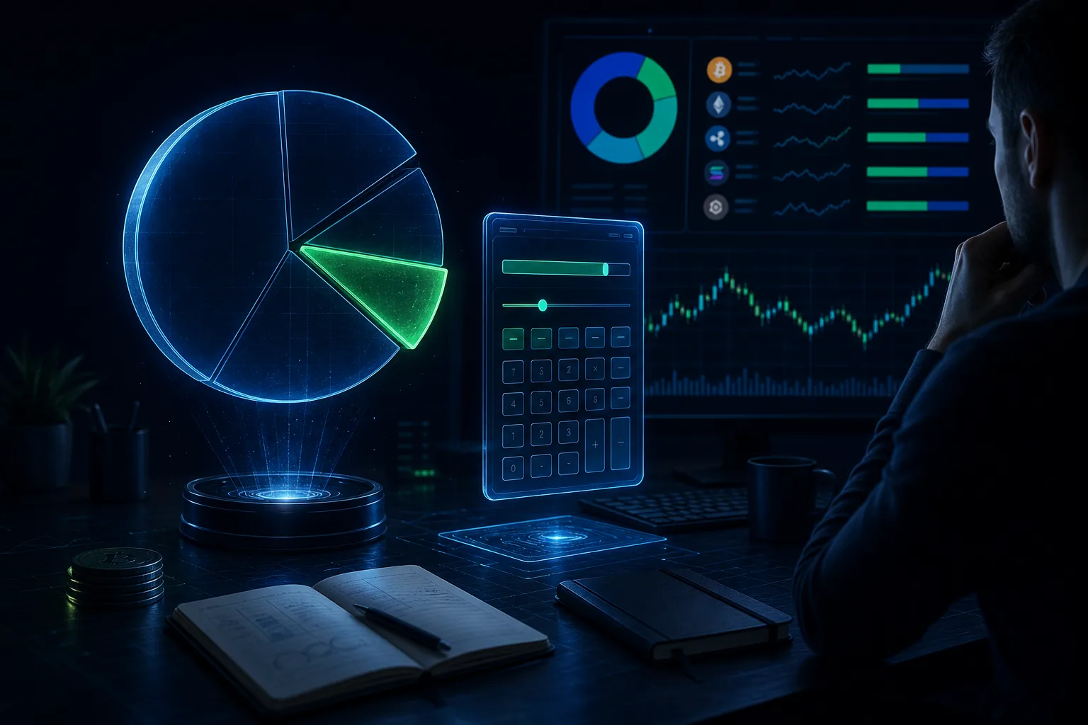 Capital management and position sizing for spot crypto trading