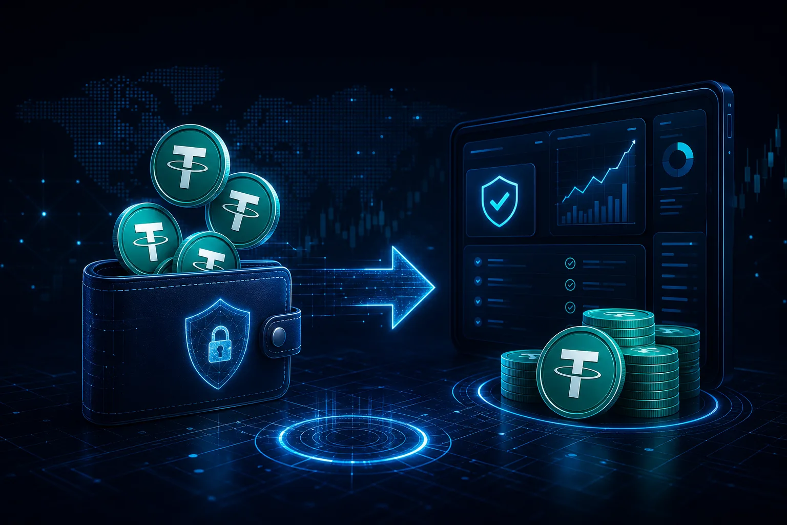 USDT payout process for funded crypto traders