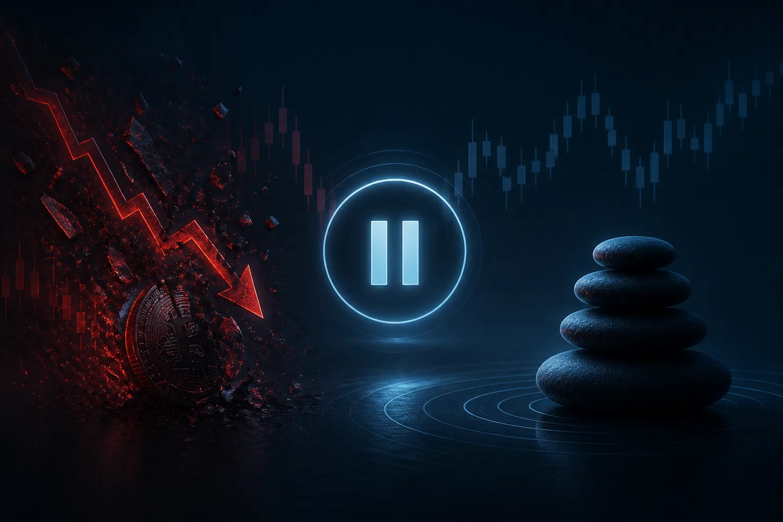 Crypto trader avoiding revenge trading on a funded account